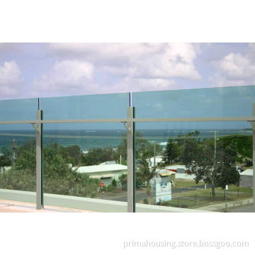 Curved Glass Railing (PR-1018)